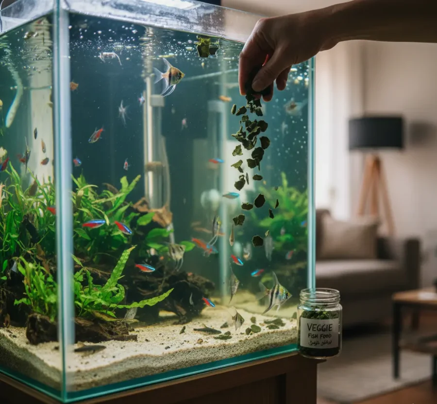غذای ماهی گیاه خوار